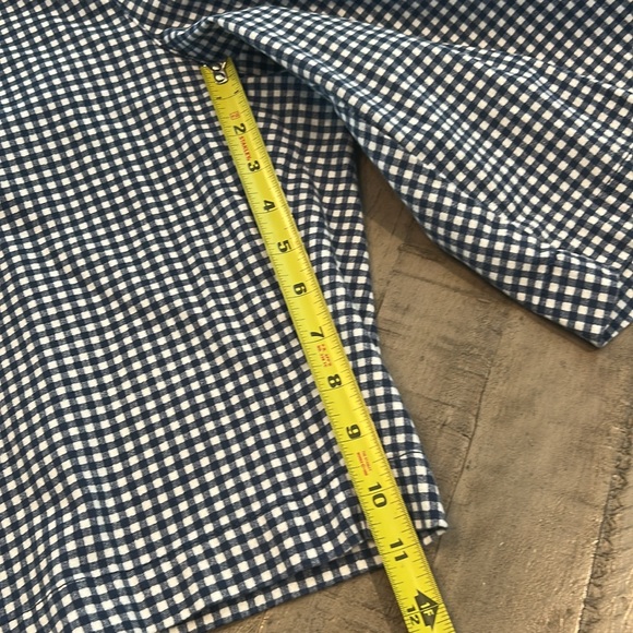 St John’s Bay Bermuda Shorts Gingham Pattern Blue & White Size 18W Excellent - Picture 7 of 11